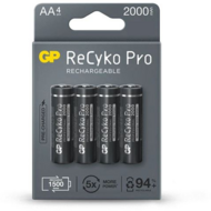 GP ReCyko Pro Professional AA (HR6) 2000mAh akku (4db/csomag) (B22204)