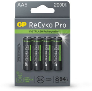 GP ReCyko Pro Photo Flash AA (HR6) 2000mAh akku (4db/csomag) (B2420)