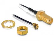 Delock Antenna kábel SMA dugó válaszfalas > MHF/U.FL kompatibilis dugó 350 mm