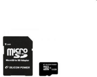 Silicon Power 8GB MICRO SD (class 10) SP008GBSTH010V10-SP memória kártya + SD átalakító