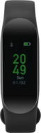 CANYON CNE-SB02BB - colorful 0.96 inch TFT, pedometer, heart rate monitor, 80mAh, multi-sport mode, compatibility with iOS and android, Black