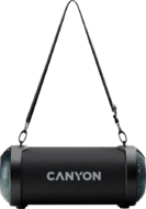 Canyon CNE-CBTSP7 - Bluetooth Speaker, BT V5.0, Jieli JLAC6925B, 3.5mm AUX, 1*USB-A port, micro-USB port, 1500mAh lithium ion  battery, Black