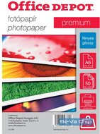 Office Depot Premium A6 240g fényes 50db fotópapír