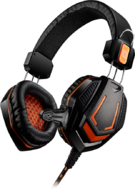 CANYON CND-SGHS3A Gaming headset 3.5mm jack with microphone and volume control, with 2in1 3.5mm adapter, cable 2M, Black