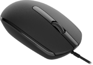 Canyon CNE-CMS10B Wired optical mouse with 3 buttons, DPI 1000, with 1.5M USB cable, black, 65*115*40mm