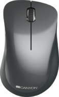 Canyon CNE-CMSW11B 2.4 GHz Wireless mouse ,with 3 buttons, DPI 1200, Battery:AAA*2pcs,Black,67*109*38mm,0.063kg
