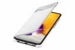 Samsung A72 S View Wallet Cover, fehér - EF-EA725PWEGEE
