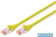 DIGITUS CAT6 U/UTP LSZH 0,25m sárga patch kábel