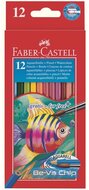 Faber-Castell akvarell 12db-os vegyes színű színes ceruza + ecset