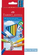 Faber-Castell Grip Junior háromszög alakú 20db-os vegyes színű színes ceruza