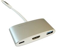 HUB LC Power LC-HUB-C-MULTI-4 4 port USB type C ->USB 3.0, HDMI, PD port