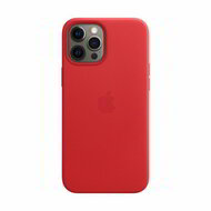 Apple iPhone 12 Pro Max Magsafe rögzítésű bőrtok - (PRODUCT)RED