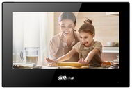 Dahua IP video kaputelefon - VTH5321GB-W (beltéri egység, 7" touch screen, 2 ajtó vezérlés, SD, I/O, PoE, wifi, fekete)