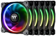 Thermaltake Riing Plus 14 RGB Radiator Fan TT Premium Edition 5 Pack/Fan/14025/PWM 500~1400rpm/LED software control