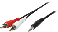 Logilink Audio cable, 1x 3,5mm male to 2x Cinch male, 1,5m