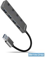 Axagon HUE-MSA 4 portos USB3.2 switch HUB