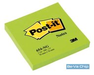 Post-it 76x76mm 100lap neon zöld jegyzettömb