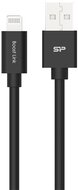 Silicon Power Kábel - USB to Lightning (Fekete, 1m, 480MB/s, Apple MFi Certified)