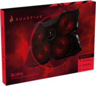 SUREFIRE Gamer Notebook Hűtő 48819 (Bora Gaming Laptop Cooling Pad Red)