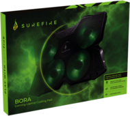 SUREFIRE Gamer Notebook Hűtő 48818 (Bora Gaming Laptop Cooling Pad Green)