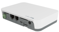 MIKROTIK Router - RB924I-2ND-BT5&BG77 - KNOT IoT Gateway, 2x100Mbps (1xPOE out) GPS, RouterOS L4, Falra rögzíthető