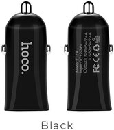 HOCO Z12 elite two-port car charger black