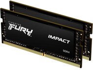Kingston 16GB 2666MHz DDR4 Kit 2x8GB FURY Impact SO_DIMM - KF426S15IBK2/16