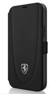 Ferrari Apple Iphone 12 Pro Max készülékhez Flip tok fekete (FEOGOFLBKP12LBK)