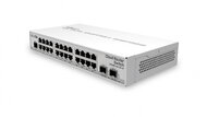 MIKROTIK Switch - CRS326-24G-2S+IN - 24GbitLAN, 2SFP+, Passive PoE, RouterOS / SwitchOS L5, Layer 3, Asztali