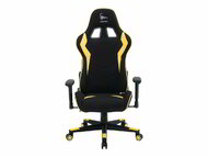 GEMBIRD Gaming chair SCORPION black mesh yellow skin - GC-SCORPION-05X