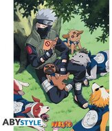 Naruto "Kakashi and dogs" 52x38 cm poszter