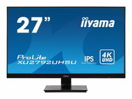 Iiyama 27" ProLite XU2792UHSU-B1 - IPS panel 3840x2160 16:9 60Hz 4ms 1000:1 300cd speaker HDMI DVI DP USB-Hub