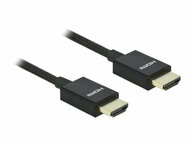 DELOCK HDMI Coaxial M/M v2.1 cable 2m 8K 60Hz braiding black