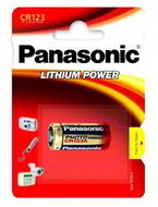 Panasonic CR123A 3V 1400mAh Lithium elem