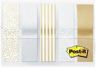 Post-it 11,9x43,2mm 5x20lap fémes nyomatú jelölőcímke