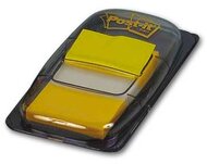 3M Post-it 680-5 25x43mm öntapadós 50lapos sárga jelölőcímke