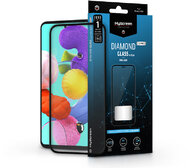 Samsung A515F Galaxy A51 edzett üveg képernyővédő fólia - MyScreen Protector Diamond Glass Lite Edge Full Glue - black