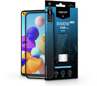 Samsung A217F Galaxy A21s edzett üveg képernyővédő fólia - MyScreen Protector Diamond Glass Lite Edge Full Glue - black