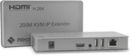 PROCONNECT Extender HDMI, Over IP, KVM, USB, IR, 200m-ig