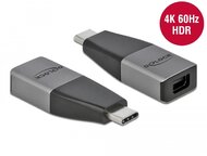 Delock USB Type-C adapter mini DisplayPort (DP Alt Mode) 4K 60 Hz  kompakt kialakítású