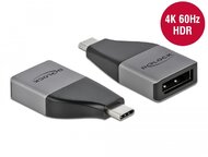Delock USB Type-C adapter DisplayPort (DP Alt Mode) 4K 60 Hz  kompakt kialakítású