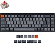 Keychron K6 Wireless Mechanical RGB Alum Gateron Red angol billentyűzet