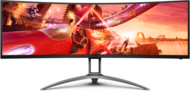 AOC 49" AGON AG493UCX2 - VA ívelt panel 1800R 5120x1440 32:9 165Hz 1ms 3000:1 400cd speakers DP USB HUB USB-C