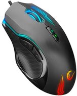 Rampage Egér Gamer - SMX-G38 CLAW (7200DPI, 8 gomb, makro, RGB LED, 1,8m harisnyázott kábel, fekete)