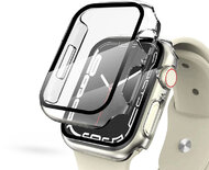 Apple Watch 7 (41 mm) védőtok beépített edzett üveggel - DEFENSE 360 - clear (ECO csomagolás)