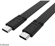Akasa SuperSpeed USB 3.2 Gen 2x2 Type-C to Type-C Cable - 100cm - AK-CBUB60-10BK