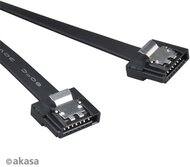 Akasa - Proslim - SATA adatkábel - fekete - 50cm - Duo pack - AK-CBSA05-BKT2