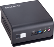 GIGABYTE PC BRIX, Intel Pentium N6005 3.3 GHz, HDMI, MiniDisplayport, LAN, WIFI, Bluetooth, 2,5" HDD hely, 4xUSB 3.1