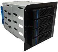 Chenbro New Cage, 3.5" HDD, w/ 4-port 12Gbps SAS&SATA BP & 80mm Fan, Tool-less T