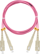 NIKOMAX Optikai patch kábel SL - LC, MM 50/125, OM4, duplex, 10m, magenta